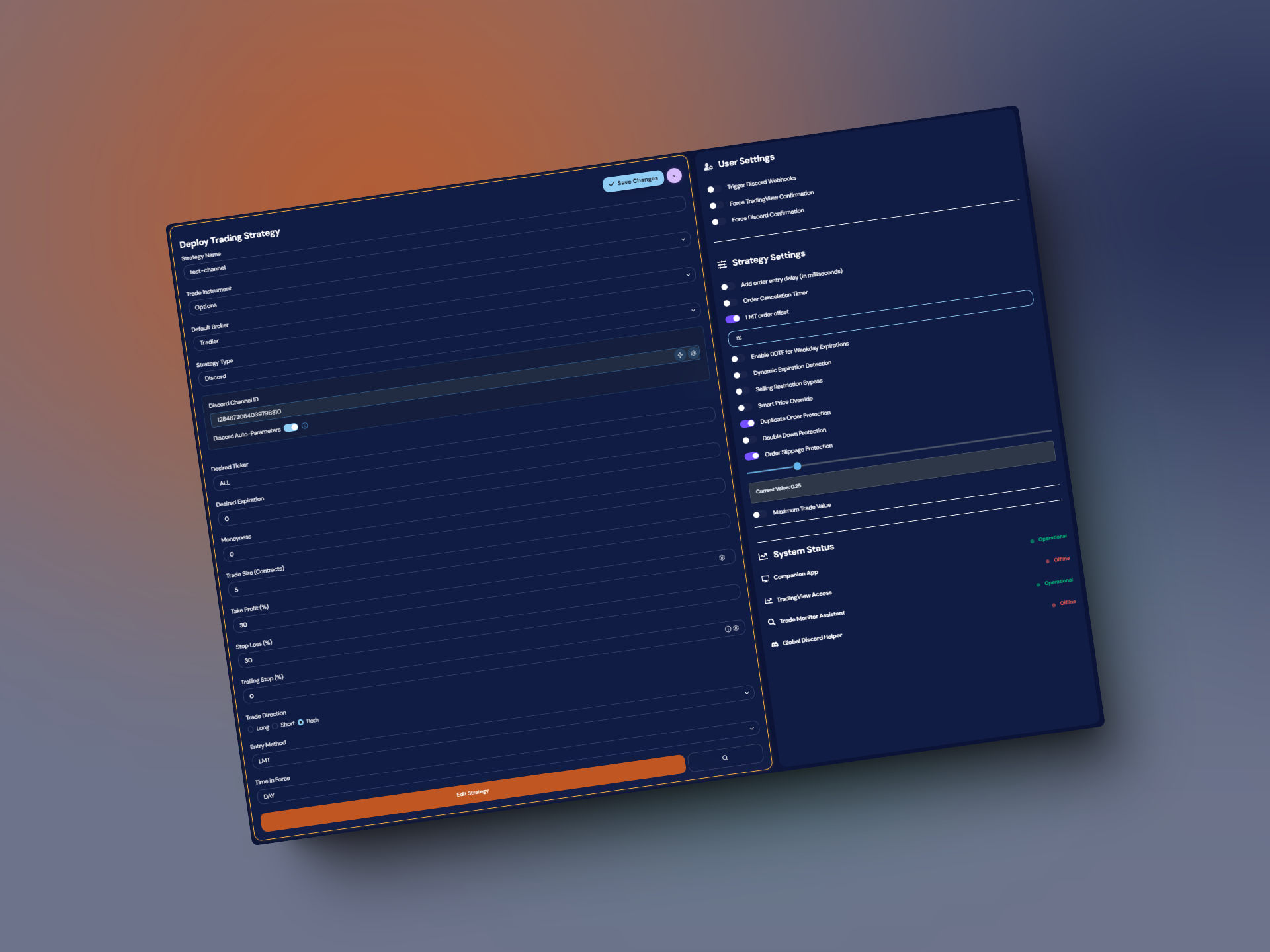 TradeLabs Strategy Configuration